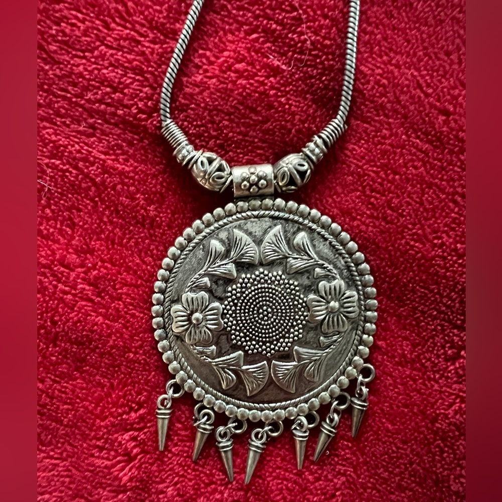 Ethnic Oxidized Necklace Jewelry